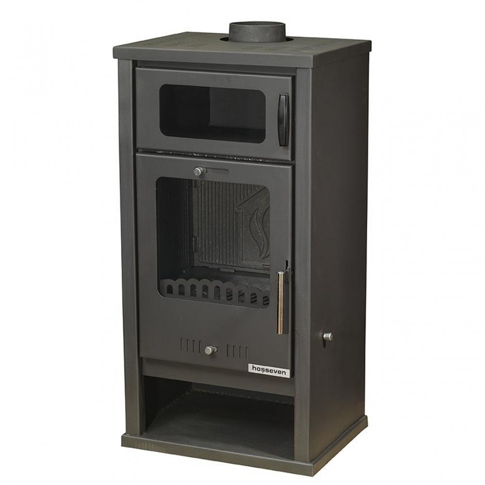 Salamandra a lenha com forno Balkan Energy Troy, 7.8kW | Salamandras a lenha com ventilação | Salamandras a lenha |