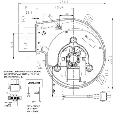 Exaustor de fumaça para salamandras a pellets Eco Spar, Nordica Extraflame, Palazzetti, Piazzetta, Sideros, Palladio e outros ventilador 160m³/h 50W 300Pa - Produtos para comparar