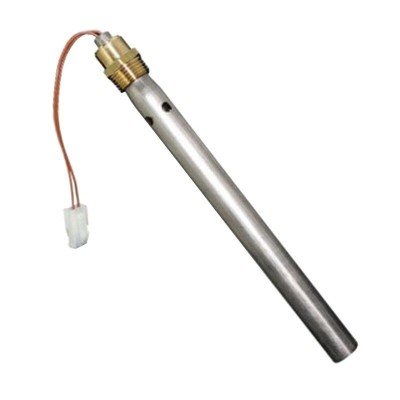 Resistência para queimadores a pellets Ferroli e outros, comprimento total 190mm, 350W - Resistências para queimadores de pellets