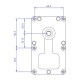 Motorredutor Mellor FB1324, 2RPM para salamandra Caminetti Montegrappa, Edilkamin e outros | Motoredutores | Peças de salamandra a pellets |