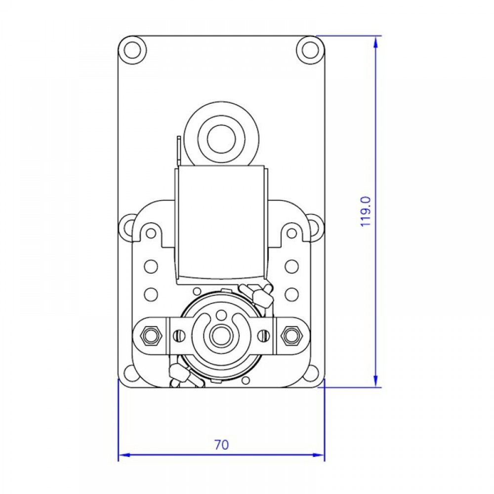 Motorredutor Mellor FB1324, 2RPM para salamandra Caminetti Montegrappa, Edilkamin e outros | Motoredutores | Peças de salamandra a pellets |