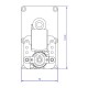 Motorredutor Mellor FB1324, 2RPM para salamandra Caminetti Montegrappa, Edilkamin e outros | Motoredutores | Peças de salamandra a pellets |