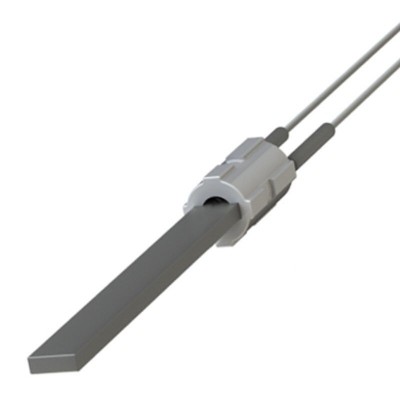 Resistência para salamandra a pellets com cristal de quartzo preto Eco Spar, BURNiT, Palazzetti, Ravelli, MCZ e outros, comprimento total 122mm, 300W - Resistências para salamandrs a pellets