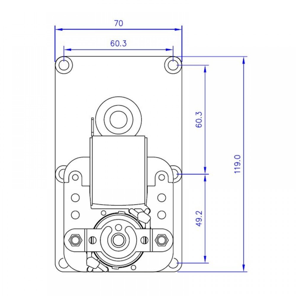 Motorredutor Mellor FB1167, 3RPM para salamandra Clam, Ecoteck, Moretti Design, Ravelli e outros | Motorredutores para salamandras a pellets | Peças de salamandra a pellets |