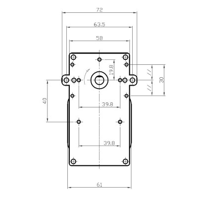Motorredutor Kenta K9115101, 2.5RPM para fogão a pellets Clam e outros - Peças de salamandra a pellets