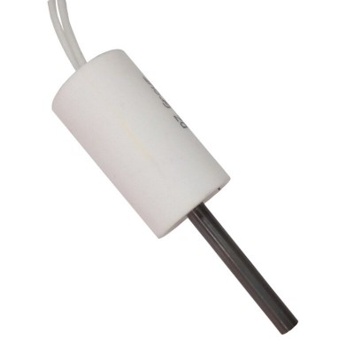 Resistência para salamandra a pellets ComfortBilt, Edilkamin e outros, comprimento total 66mm, 90 - 100W a 24 Volt AC - Resistências para salamandrs a pellets
