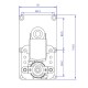 Motorredutor Mellor FB1268, 1,5 RPM | Motoredutores | Peças de salamandra a pellets |