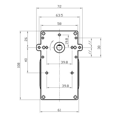 Motorredutor Kenta K9117156 para salamandras a pellets, Cadel, Deville, Eurofiamma, Italflame, Karmek One e outros, 5RPM - Peças de salamandra a pellets
