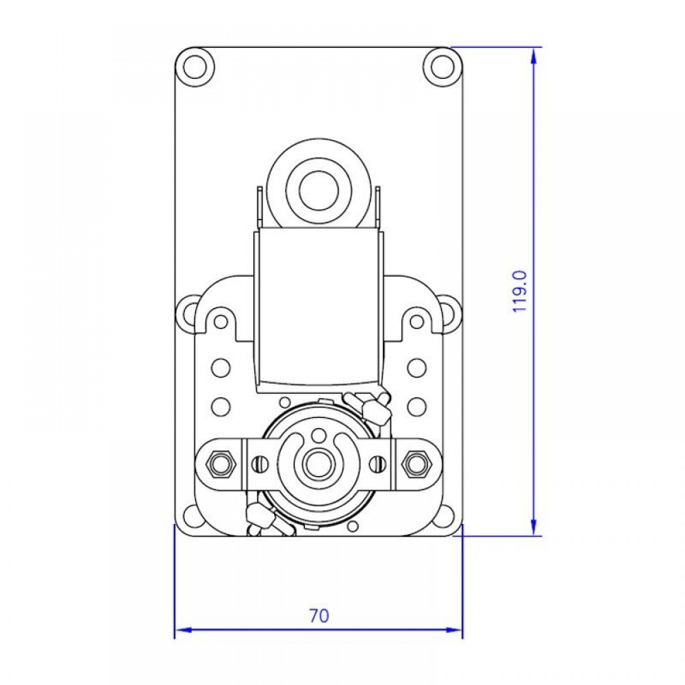 Motorredutor Mellor FB1183, 2RPM | Motoredutores | Peças de salamandra a pellets |