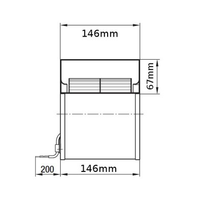 Ventilador centrífugo EBM para estufas de pellets Caminetti Montegrappa, Ecoteck, MCZ, Palazzetti, Ravelli, Royal e outros, vazão 265 m³/h - Produtos para comparar