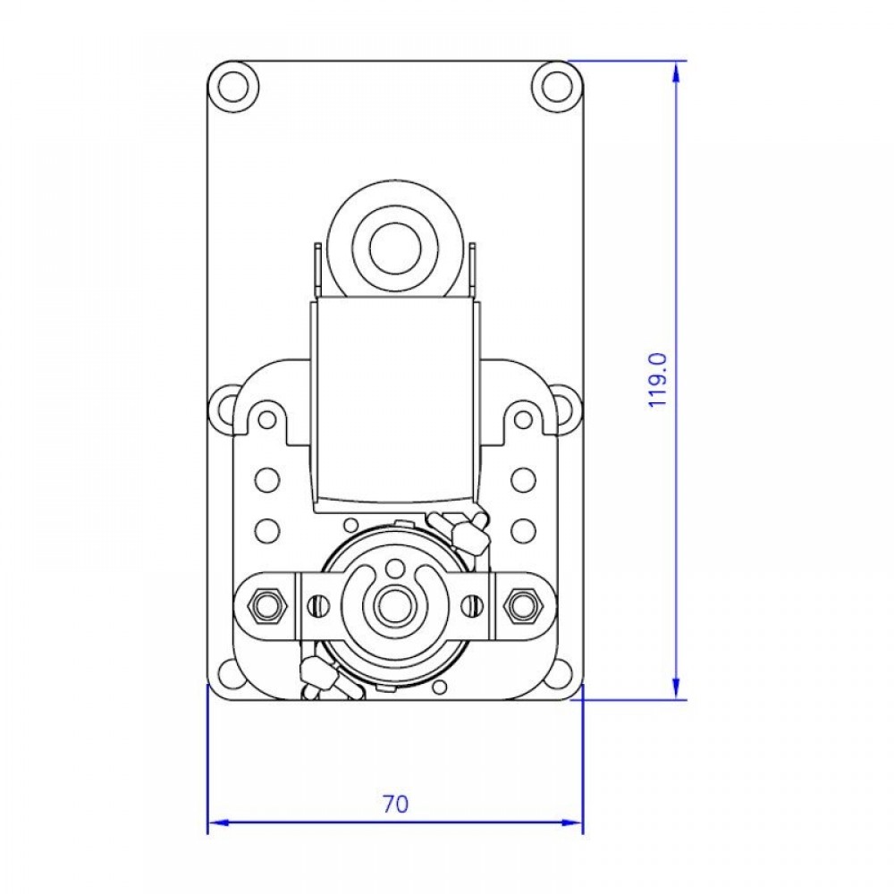 Motorredutor Mellor FB1271, 4RPM para salamandra Caminetti Montegrappa e outros | Motoredutores | Peças de salamandra a pellets |