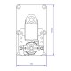 Motorredutor Mellor FB1271, 4RPM para salamandra Caminetti Montegrappa e outros | Motoredutores | Peças de salamandra a pellets |