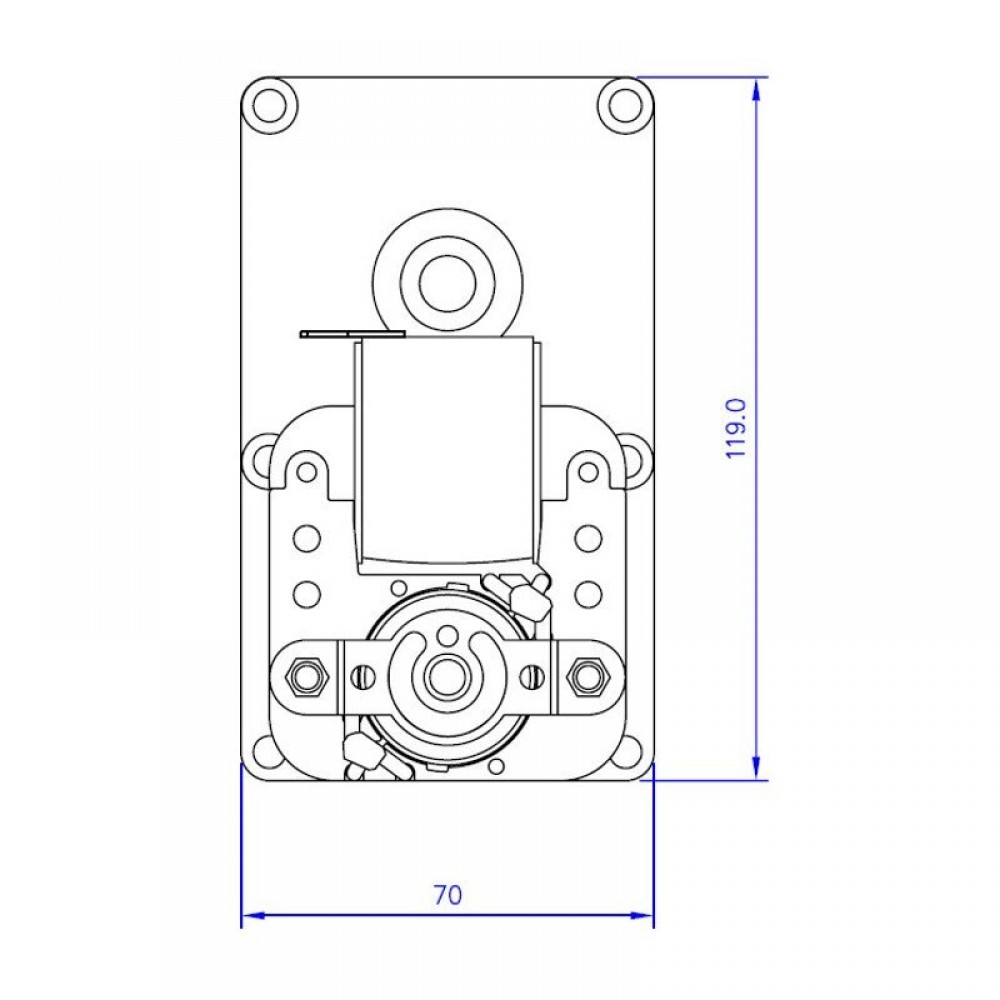 Motorredutor Mellor FB1255, 4RPM para salamandra Eco Spar e outros | Motoredutores | Peças de salamandra a pellets |