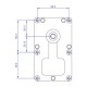 Motorredutor Mellor FB1255, 4RPM para salamandra Eco Spar e outros | Motoredutores | Peças de salamandra a pellets |
