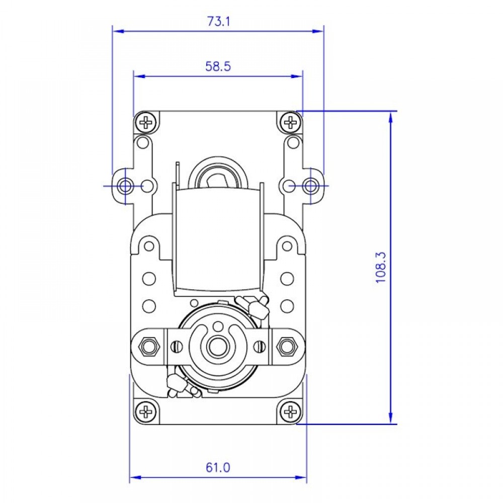 Motorredutor de eixo oco Mellor KB1014, 3RPM para fogão a pellets Karmek One, Eurostek e outros | Motoredutores | Peças de salamandra a pellets |