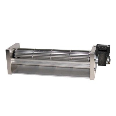 Ventilador tangencial para salamandras a pellets Eva Calor, Prisma e outros, com Ø80 mm, Caudal 251-302 m³/h - Fergas
