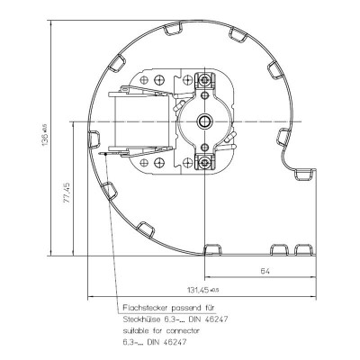 Ventilador centrífugo EBM para salamandras a pellets Eva Calor, Prisma e outros, caudal 95 m³/h - Produtos para comparar