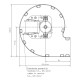 Ventilador centrífugo EBM para salamandras a pellets, caudal 95 m³/h | Ventiladores e sopradores | Peças de salamandra a pellets |