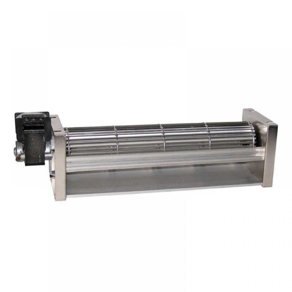 Ventilador tangencial com Fergas para salamandras a pellets Ø80 mm, Caudal 251-302 m³/h | Ventiladores e sopradores | Peças de salamandra a pellets |