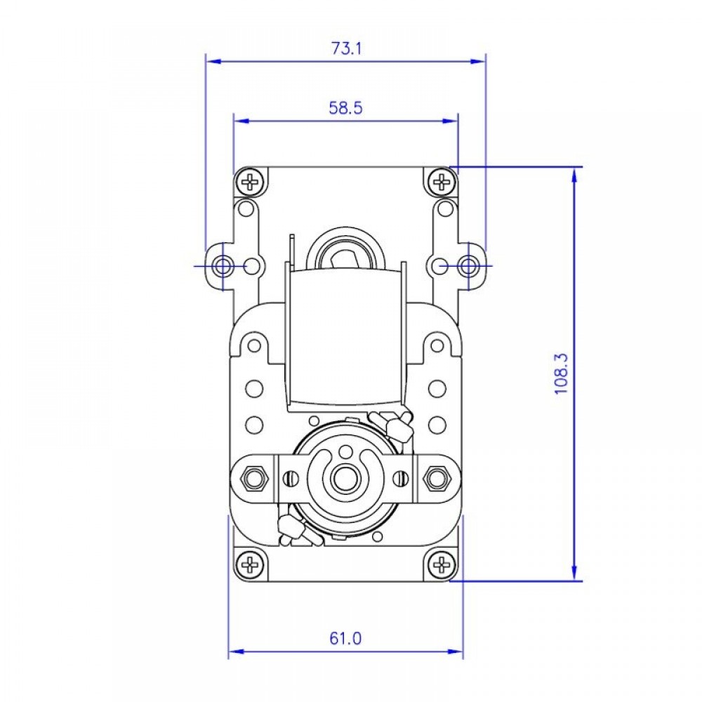 Motorredutor de eixo oco Mellor KB1004, 5RPM para fogão a pellets Karmek One, Eurostek e outros | Motoredutores | Peças de salamandra a pellets |