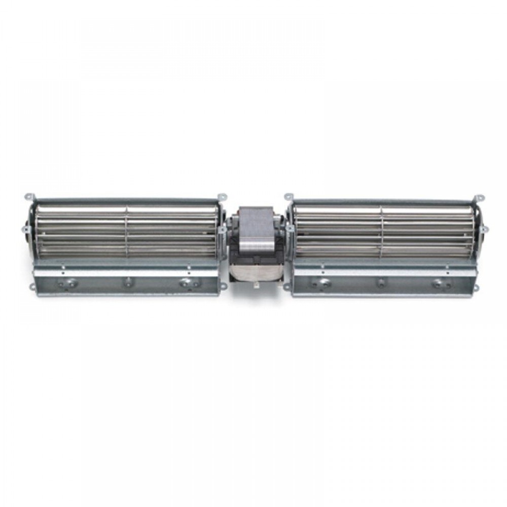 Ventilador duplo fluxo cruzado Fergas para salamandras a pellets com Ø60 mm, caudal 168 m³/h, 360 mm | Ventiladores e sopradores | Peças de salamandra a pellets |