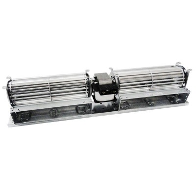 Ventilador duplo de fluxo cruzado para salamandras a pellets Cadel, Ravelli, Edilkamin e outros, com Ø60 mm, fluxo 168 m³/h - Produtos para comparar