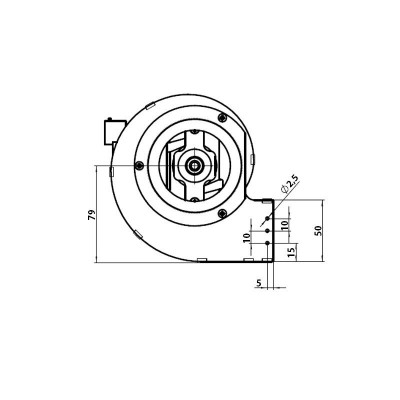 Ventilador centrífugo Fergas para fogões a pellets Ecoforest, Ecoteck, Edilkamin, Italiana Camini, Prisma, Ravelli, Sicalor e outros, vazão 440 m³/h - Produtos para comparar