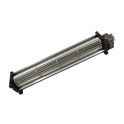Ventilador tangencial para salamandras a pellets Cadel, Deville, Edilkamin e outros, com Ø60 mm, Vazão 190 m³/h - Fergas