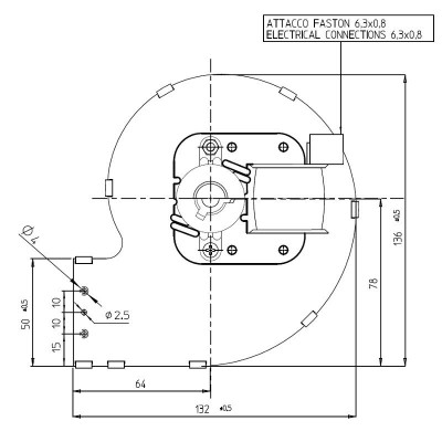 Ventilador centrífugo Fergas para salamandras a pellets Ecoforest, Ravelli e outros, vazão 121 m³/h - Produtos para comparar