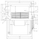 Ventilador centrífugo Natalini para estufas a pellets Eco Spar, Deville, Puros e outros - Grupo Sit, vazão 480 m³/h | Ventiladores e sopradores | Peças de salamandra a pellets |