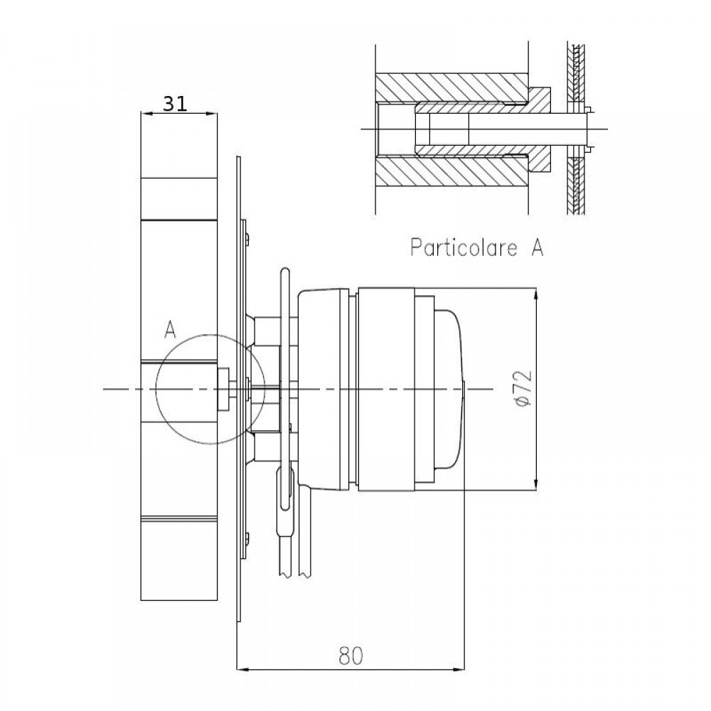 Extrator de fumos Fandis para salamandras a pellets Edilkamin, Italiana Camini, Palazzetti, Puros e outros, caudal de ar 140/170 m³/h | Ventiladores e sopradores | Peças de salamandra a pellets |