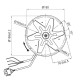 Extrator de fumos Fandis para salamandras a pellets Cadel, Clam, Deville, Edilkamin, Italiana Camini, Karmek One, Palazzetti e outros | Ventiladores e sopradores | Peças de salamandra a pellets |