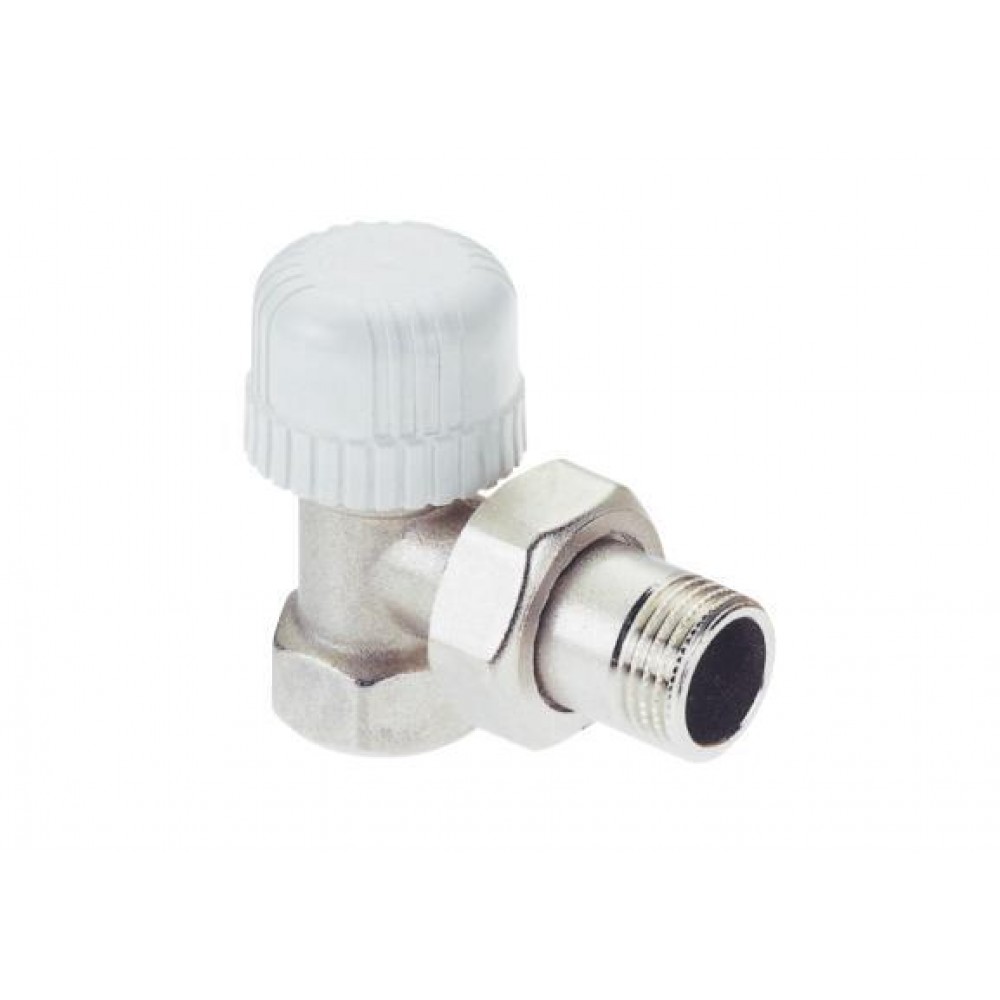 Válvula para radiador 1/2", angulada ICMA 774 para cabeça termostática (M28x1,5) | Instalação | Radiadores |