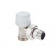 Válvula para radiador angulada ICMA 770 para cabeça termostática (M28x1,5), para adaptador ICMA 90/100 (M24x1,5) | Instalação | Radiadores |