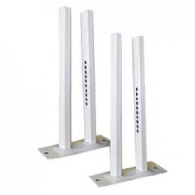 Suporte de chão para radiador de painel de aço, altura 390mm - Instalação