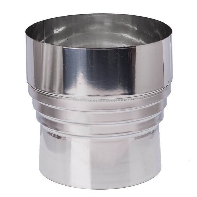 Adaptador de aumento/redução de tubo de combustão, aço inoxidável AISI 304, Ф80F-100M - Ф300M-350F - Chaminés