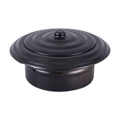 Roseta de chaminé, Preto Ф130 - Rosetas de chaminé