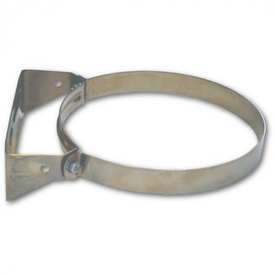 Abraçadeira de chaminé, reforçado, aço inoxidável, Ф80-Ф400 - Chaminés