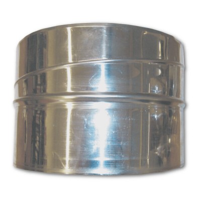 Adaptador de chaminé para tubo flexível, aço inoxidável AISI 304, fêmea, Ф100-Ф300 - Tubos para salamandra a pellets