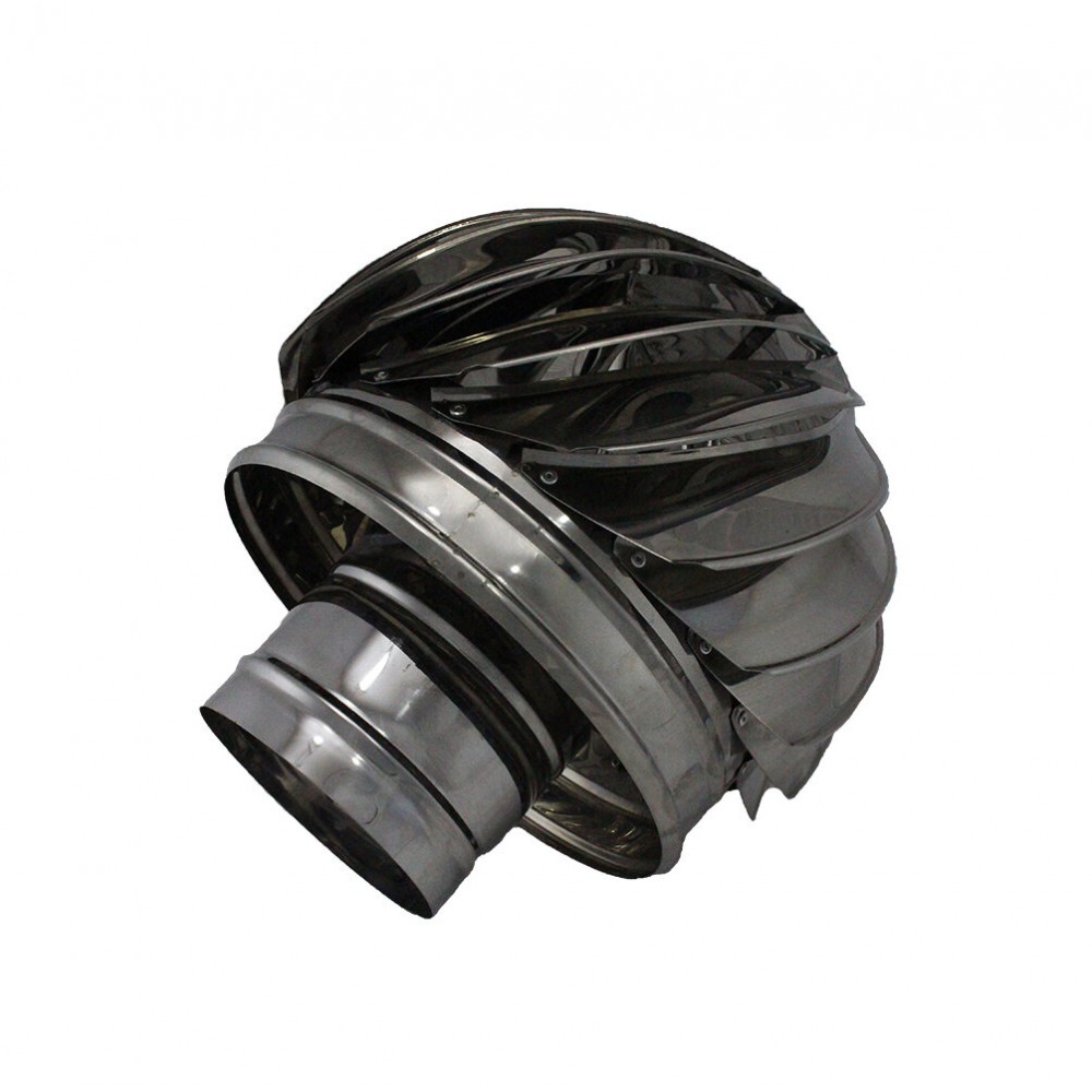 Chapéu de chaminé giratória Aspiromatic, Aço inoxidável, Ф80-Ф300 | Chapéu de chaminé rotativo | Chapéus de chaminé |