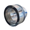 Adaptador de chaminé, de parede simples para parede dupla, aço inoxidável AISI 304, Ф80-130 - Ф300-350