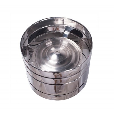 Chapéu de chaminé com tela protetora contra faíscas, em aço inoxidável, diâmetro Ф80-Ф350 - Chapéus de chaminé