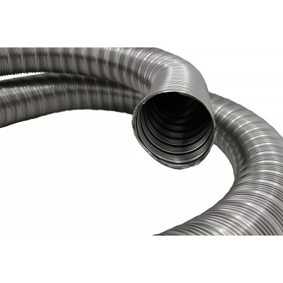 Tubo flexível para lareiras de aço inoxidável, Tamanho Ф80-Ф300 - Cano de chaminé
