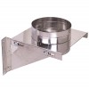 Abraçadeira de chaminé / Suporte de parede ajustável, aço inoxidável AISI 304, Ф180