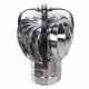 Chapéu de chaminé giratório Aspiromatic T400, em aço inoxidável AISI 304, diâmetro Ф130 | Chapéus de chaminé | Chaminés |