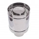 Chapéu de chaminé para estufa a pellets, em aço inoxidável AISI 304 | Chapéus de chaminé | Chaminés |
