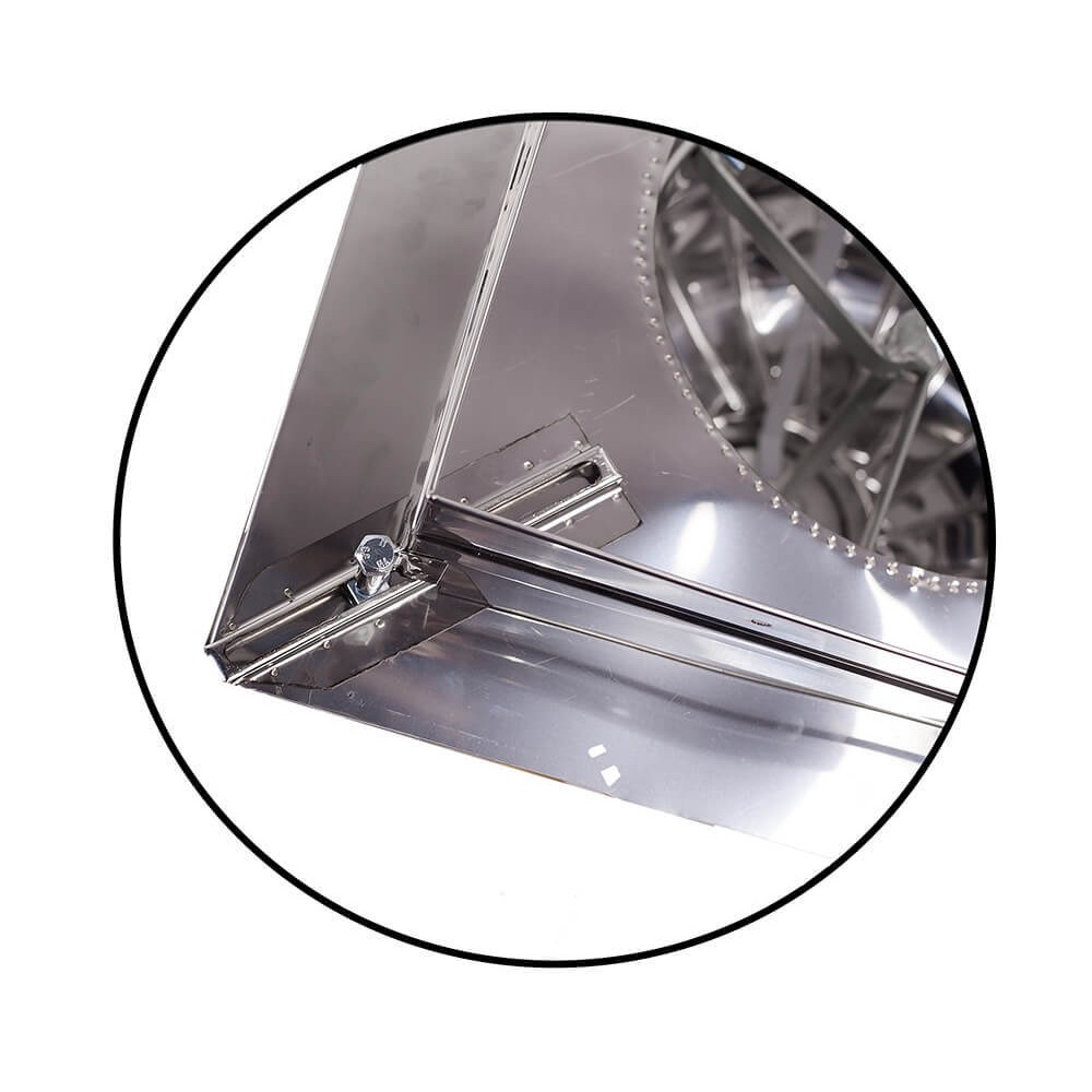 Chapéu de chaminé giratório Aspiromatic, em aço inoxidável AISI 304, base quadrada regulável | Chapéus de chaminé | Chaminés |