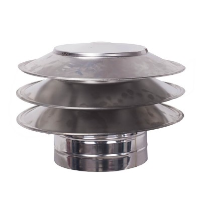 Chapéu de chaminé Pagoda Persida, em aço inoxidável AISI 304, diâmetro Ф130-Ф350 - Chapéus de chaminé