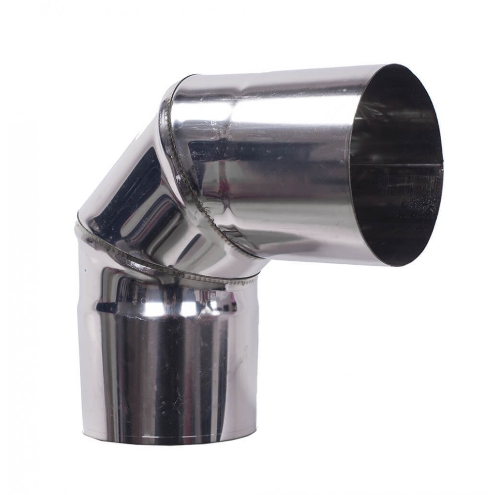 Kit chaminé para salamandra a pellets, aço inox AISI 304, 80-130mm | Kit Chaminé | Chaminés |