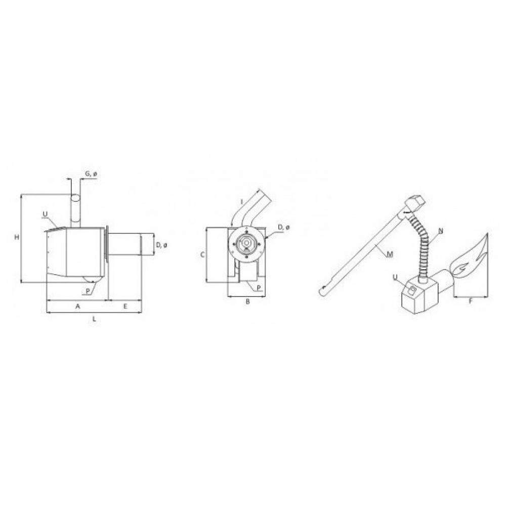 Queimador de pellets BURNiT Pell 90, 30-90 kW | Queimadores de pellets | Pellets |